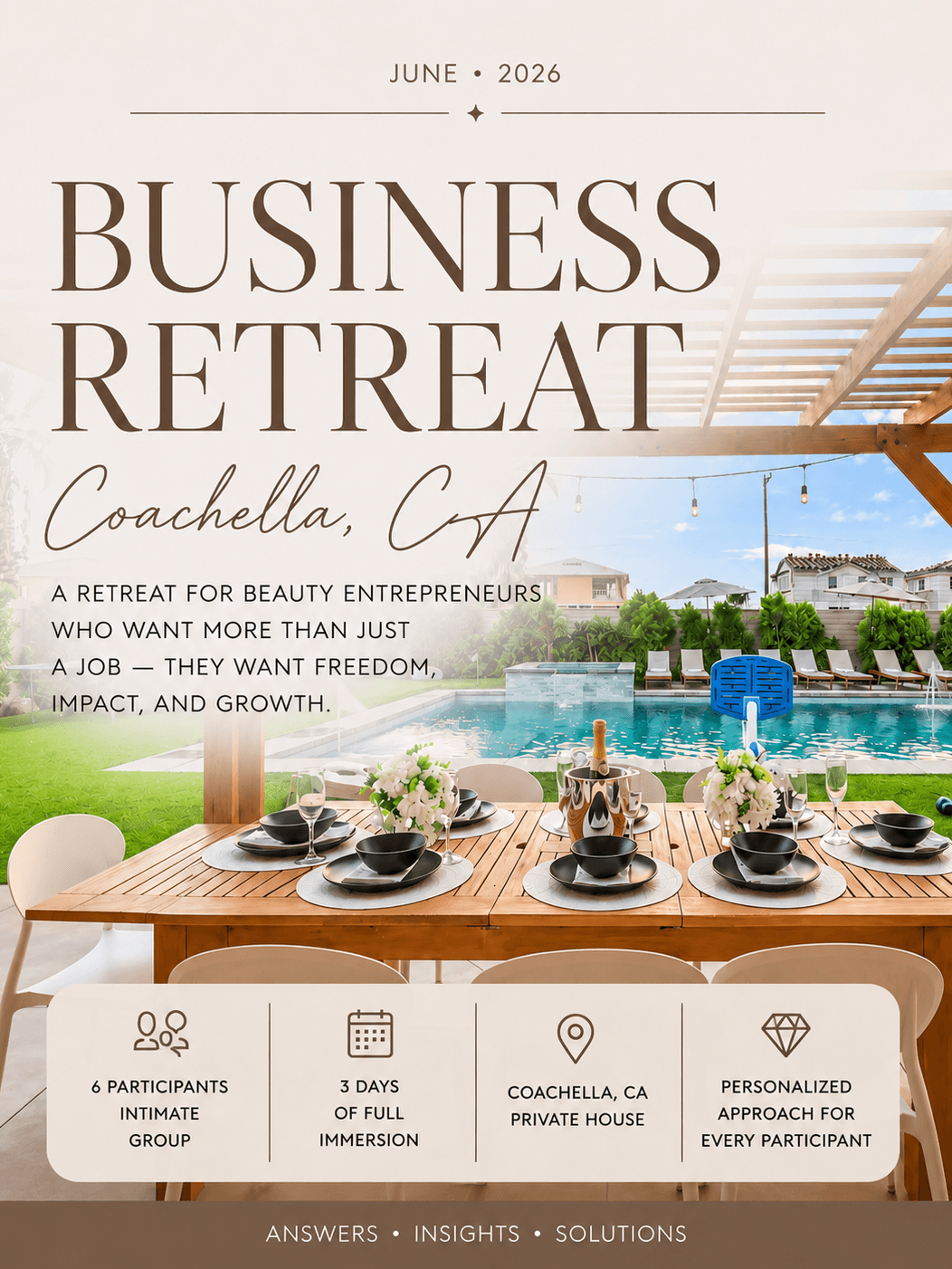 BUSINESS RETREAT FOR ASPIRING BEAUTY ENTREPRENEURS 