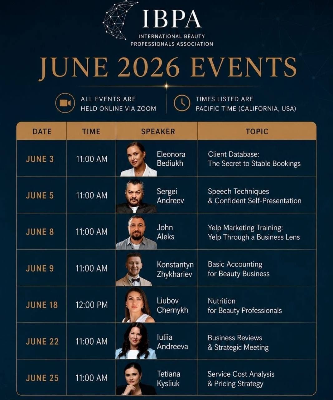 June Educational Series by IBPA